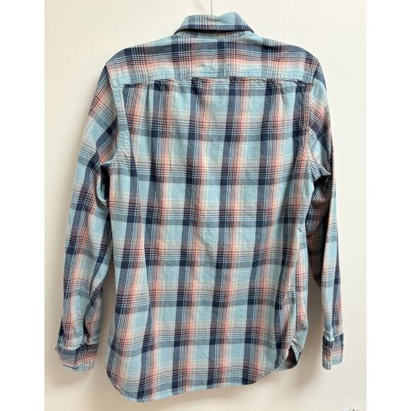 J. Crew Men's S Plaid Heavyweight Flannel Shirt - Picture 2 of 5